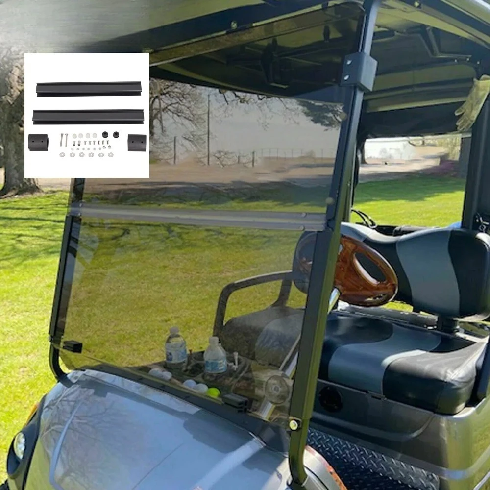 

For Yamaha G29 DRIVE 2007-2016 Windshield Tinted Golf Cart Folding Windscreen