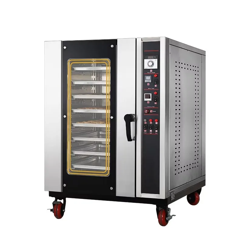 

Commercial electric and gas 5/8/10/10 tray convection oven bread maker with bakery mechanical panel
