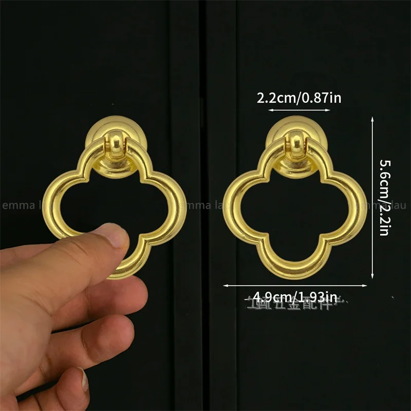 6Pcs/Bag Colorful Single-hole Drawer Handle Furniture Wardrobe Cabinet Door Pull Cupboard Bookcase Knobs For Children's Room