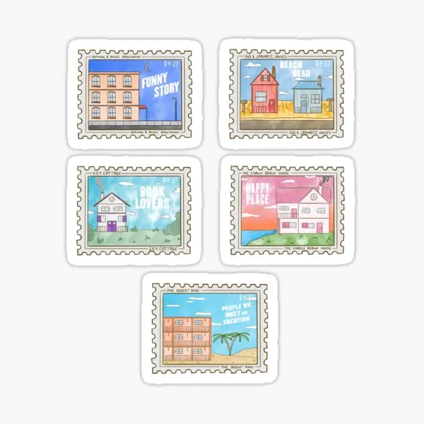 Emily Henry Stamp Pack  Stickers for Room Window Stickers Car Background Art Bumper Decor  Laptop Print Anime Luggage Wall