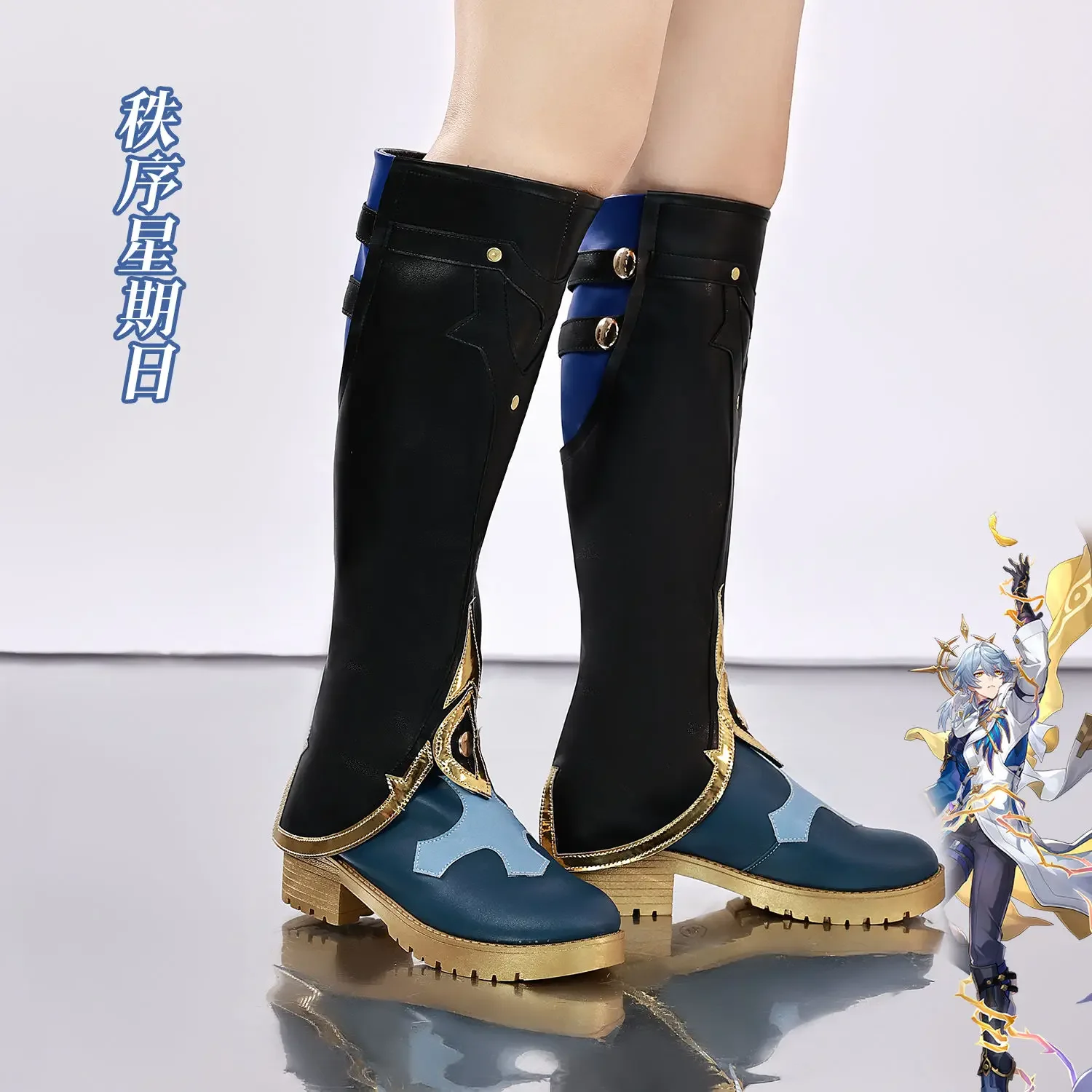 Honkai Star Rail Sunday COS Schuhe Penacony Weiches Leder Cosplay Cosplayers Schuhe Für Mädchen Jungen PU Leder Schuhe