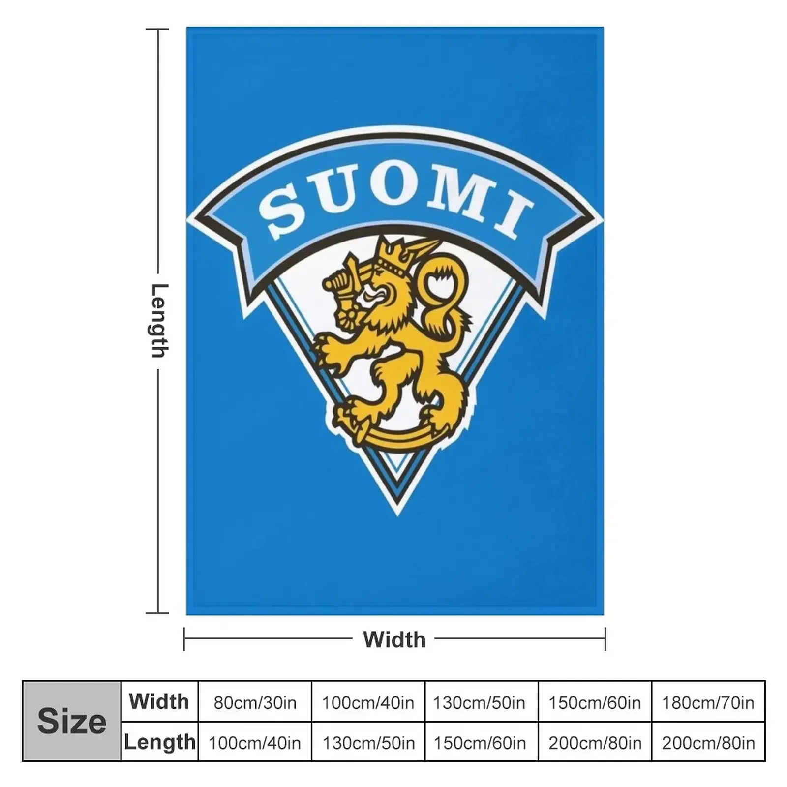 Finland national ice hockey Throw Blanket Travel Soft Plush Plaid for sofa warm winter Warm funny gift Blankets