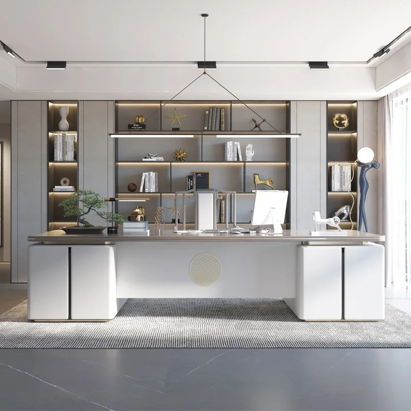 مكتب تنفيذي للطلاب سطح المكتب ورشة عمل طاولة لوازم غرفة الملحقات الأثاث الحديث طاولات تافولينو محطة العمل