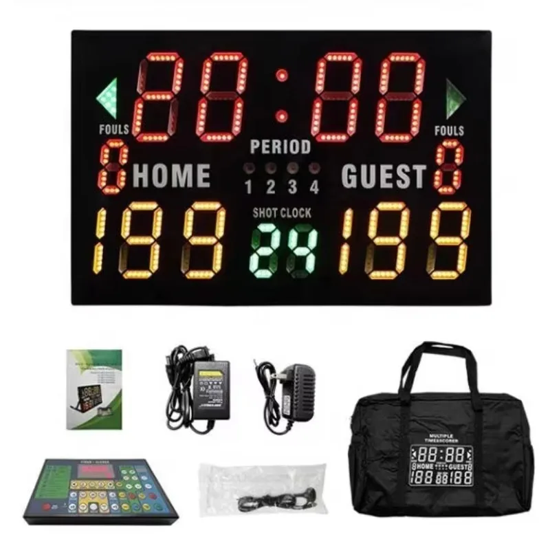 

Rechargeable Basketball Light Emitting Diode Scoreboard Portable Digital Electronics
