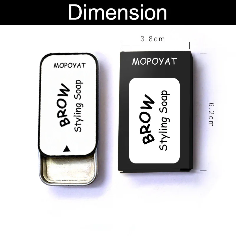 Gel per lo styling della cera per lo styling delle sopracciglia Sapone per lo styling delle sopracciglia trasparente naturale a lunga durata Crema per lo styling delle sopracciglia