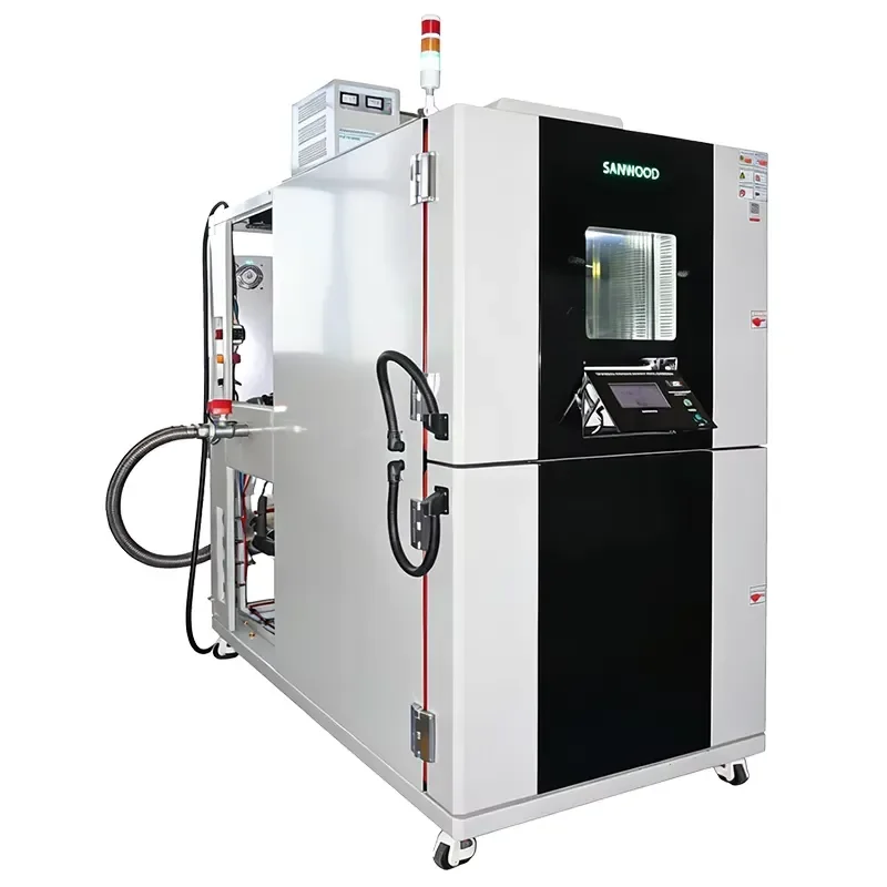 80L Two-Zone Thermal Shock Chamber, High Low Temperature Impact Test Equipment for Lab Industrial Stability Testing