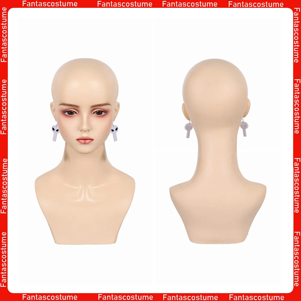 

Фантазия Бархатные серьги для косплея Helluva, маскировка с героями мультфильмов, босс, ролевая игра, женский нарядный костюм на Хэллоуин, аксессуары, реквизит