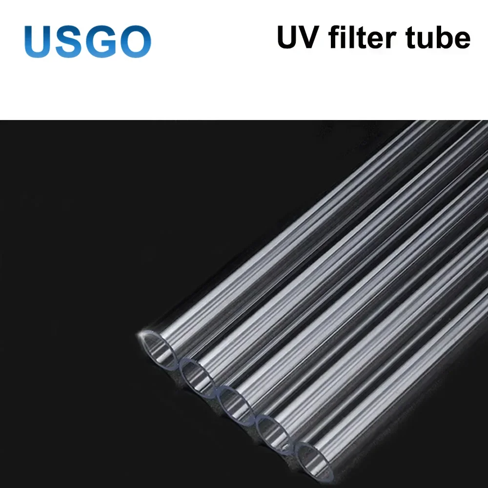 USGO UV Filter Crystal Glass Tube Guide Laser Cavity Lamp Filter Tube for YAG Laser Welding Cutting Machine