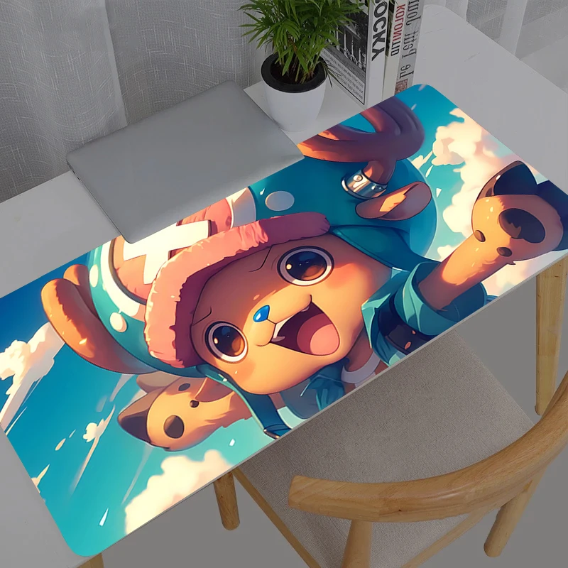 Anime Computer Mouse Pad One Piece Chopper Gamer Mouse Pads Large Gaming Mousepad XXL Desk Mause Pad Keyboard Mouse Carpet