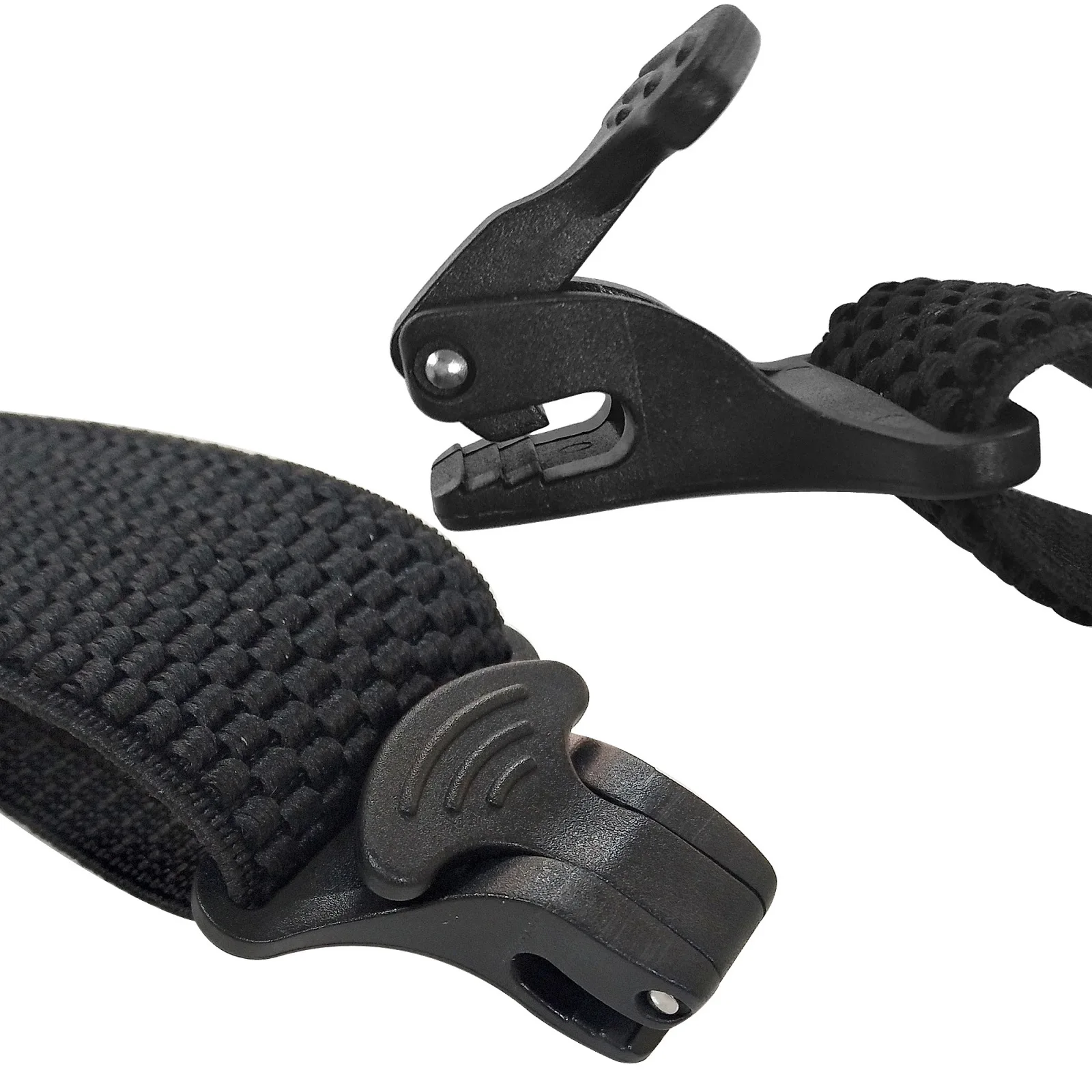 Robuste Hosenträger für Männer, Arbeit im Freien, 3,8 cm/1,5 Zoll, Y-Rücken, 3 Kunststoff-Clips, verstellbare elastische Hosenträger, Riemen, Gürtel – Detail 5