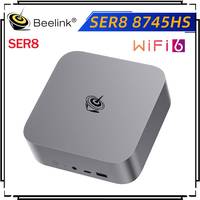 Beelink Mini PC SER8 AMD Ryzen 7 8745HS 24G 32G DDR5 1T NVME No AI Function PCIe4.0 SSD 2.5Gbps Desktop Gaming Home Computer