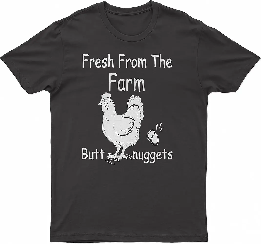 Fresh from The Farm - But Nuggets - T-Shirt - Fashion  High Quality 100%Cotton Short Sleeve