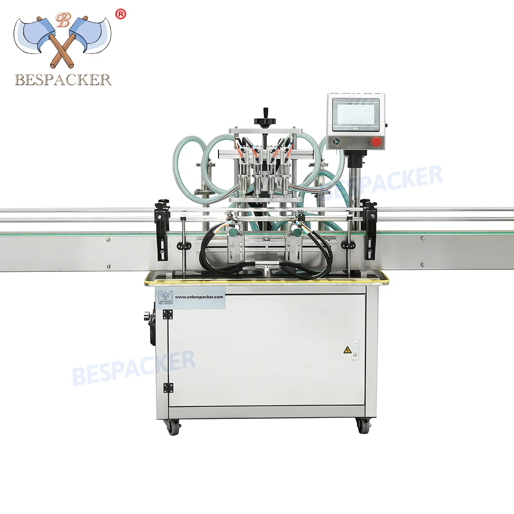 Bespacker YT4T Multi-nozzle Automatic Liquid Filling Machine For Cosmetics Food Medicine Edible Oil And Special
