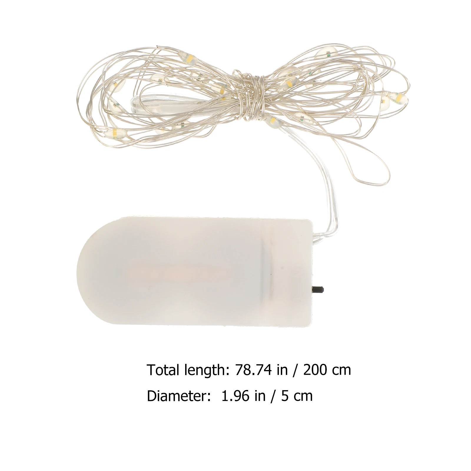 

6pcs LED Light String Waterproof Decorative Party Christmas Lights Home Wedding Holiday PVC Material Multi Scene