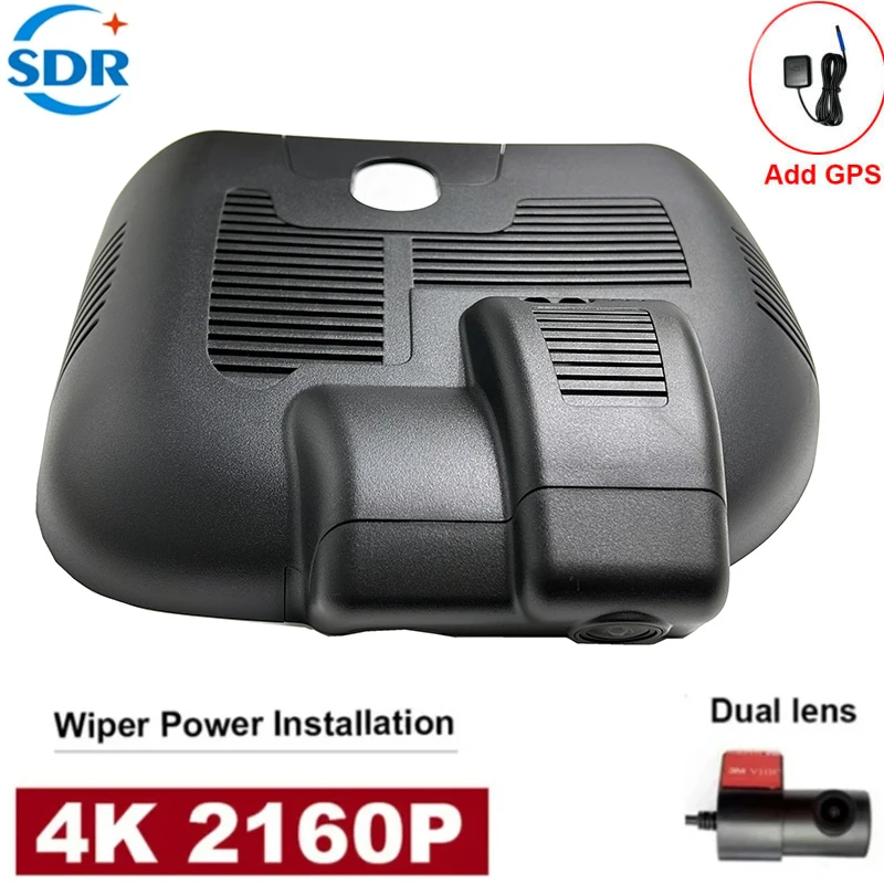 

4K HD Car WIFI DVR Dash Cam Video Recorder For Mercedes Benz A Class W177 V177 CLA C118 X188 EQA 2023 2024 2025 with APP &GPS