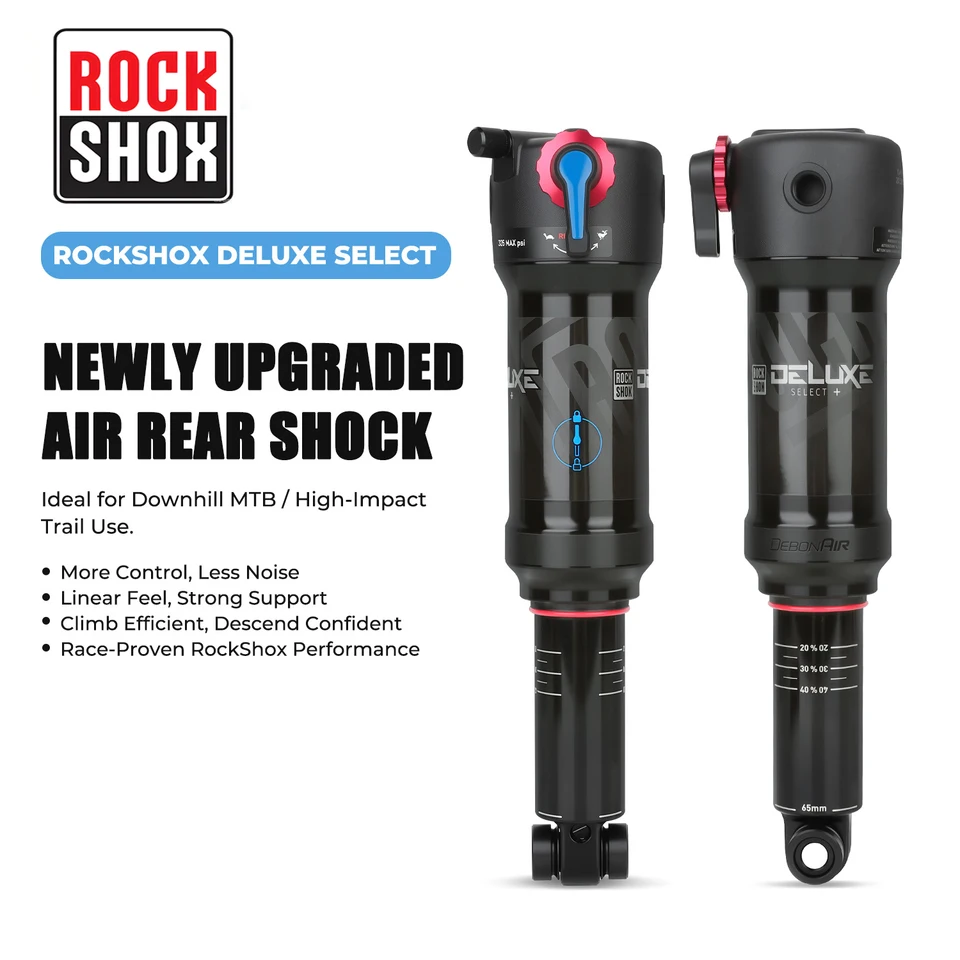RockShox Deluxe Select ＋ 190mm/40mm RockShox Deluxe Select ＋ 190mm/40mm RockShox Deluxe Select+ Rear