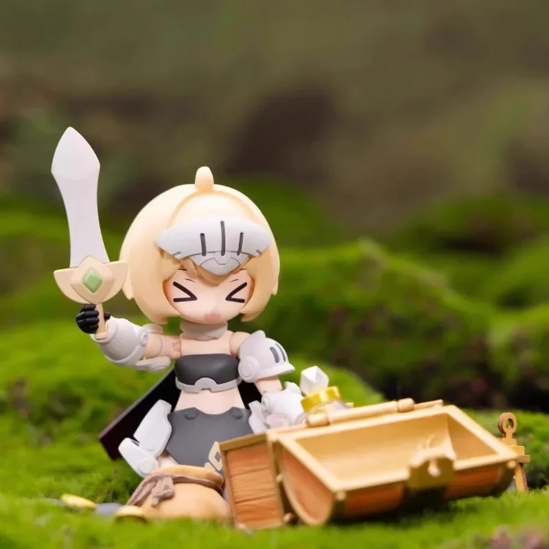 الشكل هدية لعبة Isekai مجلة السفر رينيلي براون المبتدئ المحارب Q-نسخة Mecha فتاة التجمع نموذج مفصلية عمل الشكل