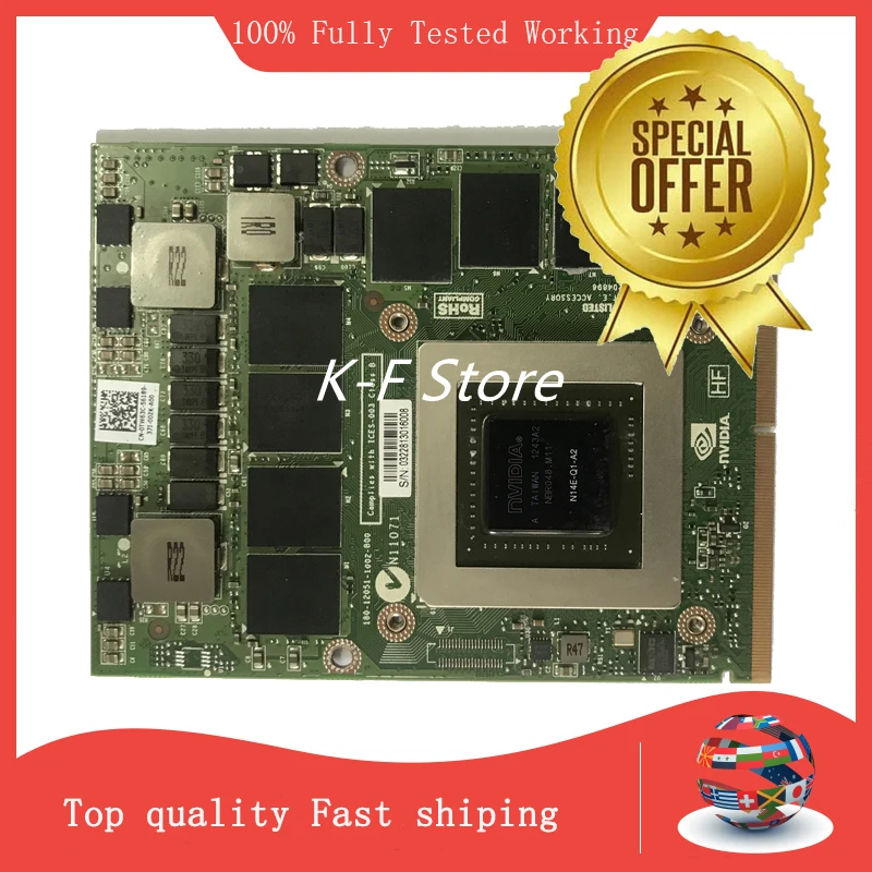 

For iMac A1311 A1312 Quadro K3000M GDDR5 2GB HD6970m Upgrade Laptops Graphic Video Card 0TW63C 689280-001 694571-001 N14E-Q1-A2