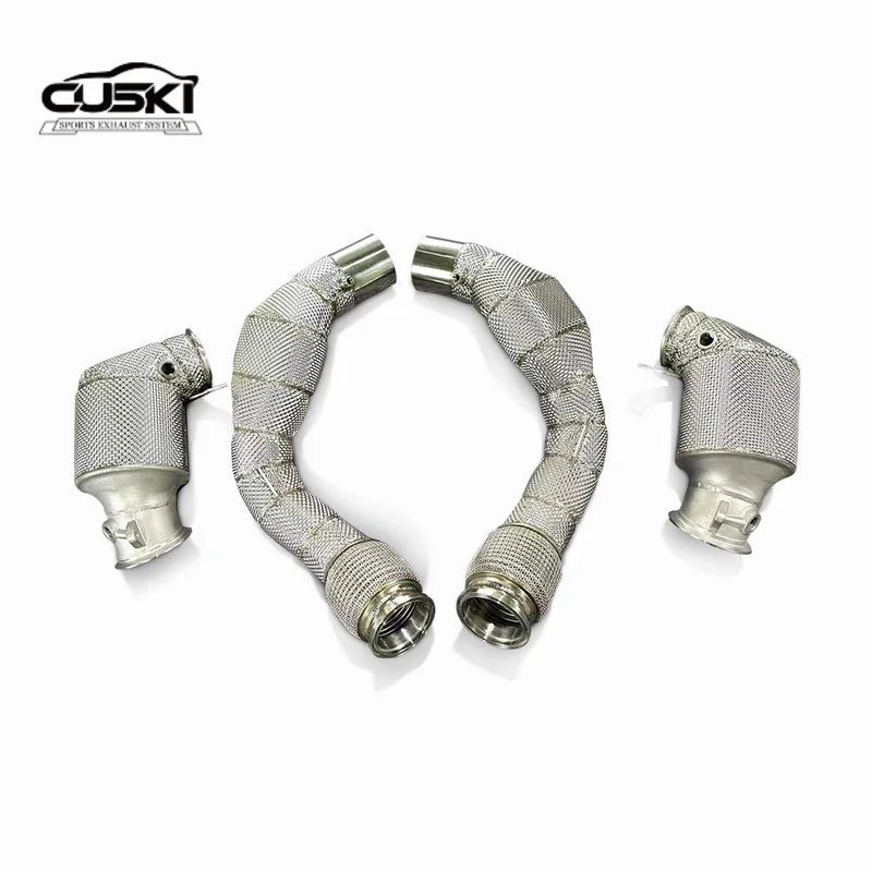 

Pertains to BMW X5/X5M 4.4tt V8 2019-2023 exhaust pipe with Heat Shield Automotive Exhaust Modification Fittings,Increased power