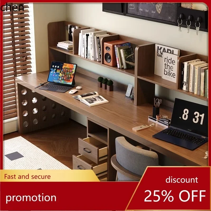 

CZ Double Desk Long Computer High-End Office Student Study Desk Home Writing Desk