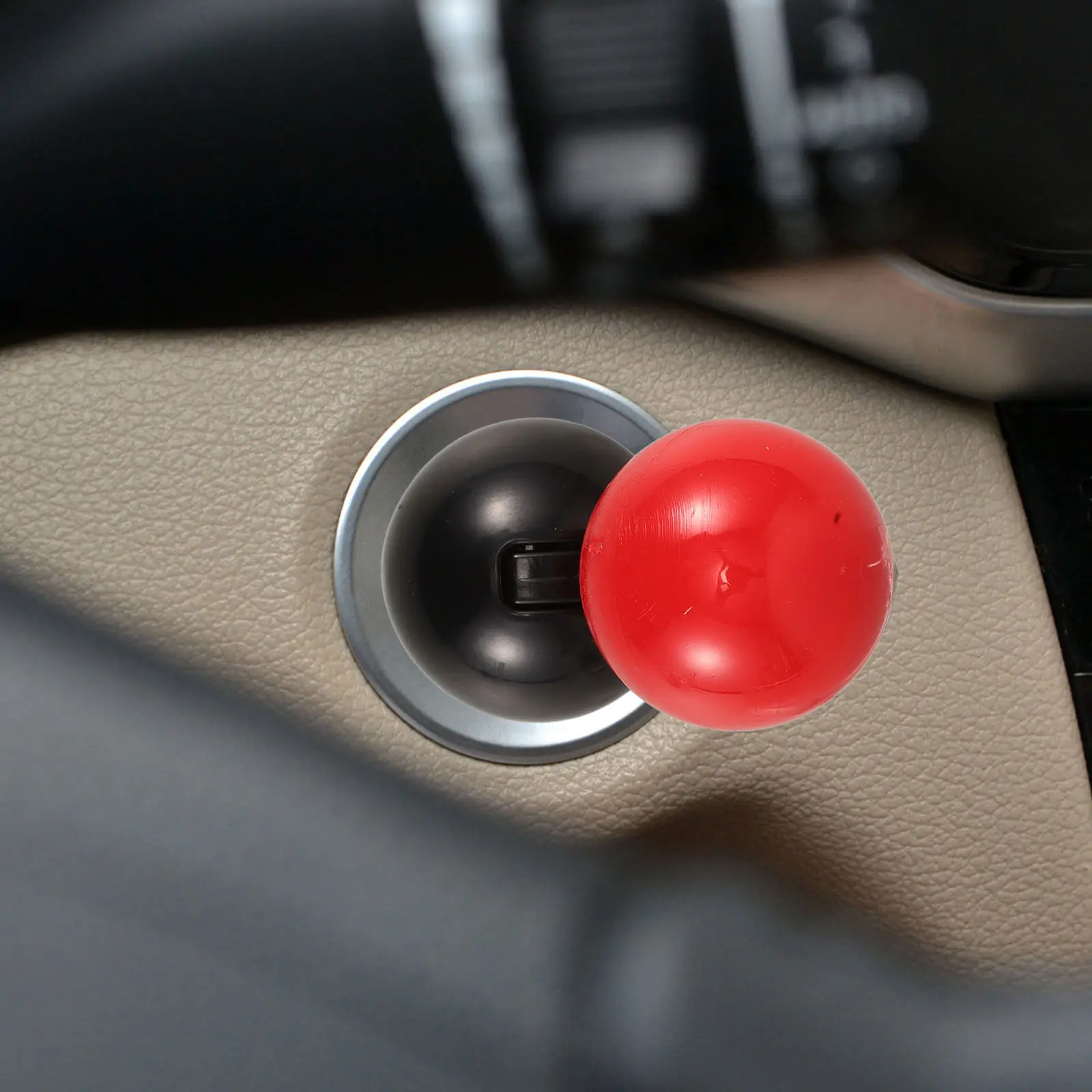 

Push to Start Button Rocker with Joystick Control Car Engine Ignition Starter Lever Stylish Spherical Aesthetic Precise