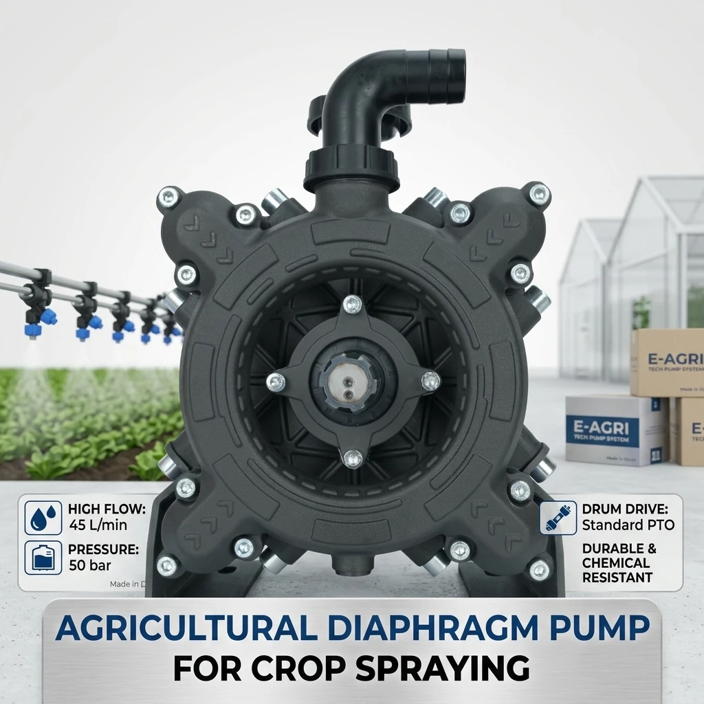 High Pressure Diaphragm Pump MB4200 Agricultural Spraying Machine Pump for Tractor Garden Orchard Pesticide Spraying