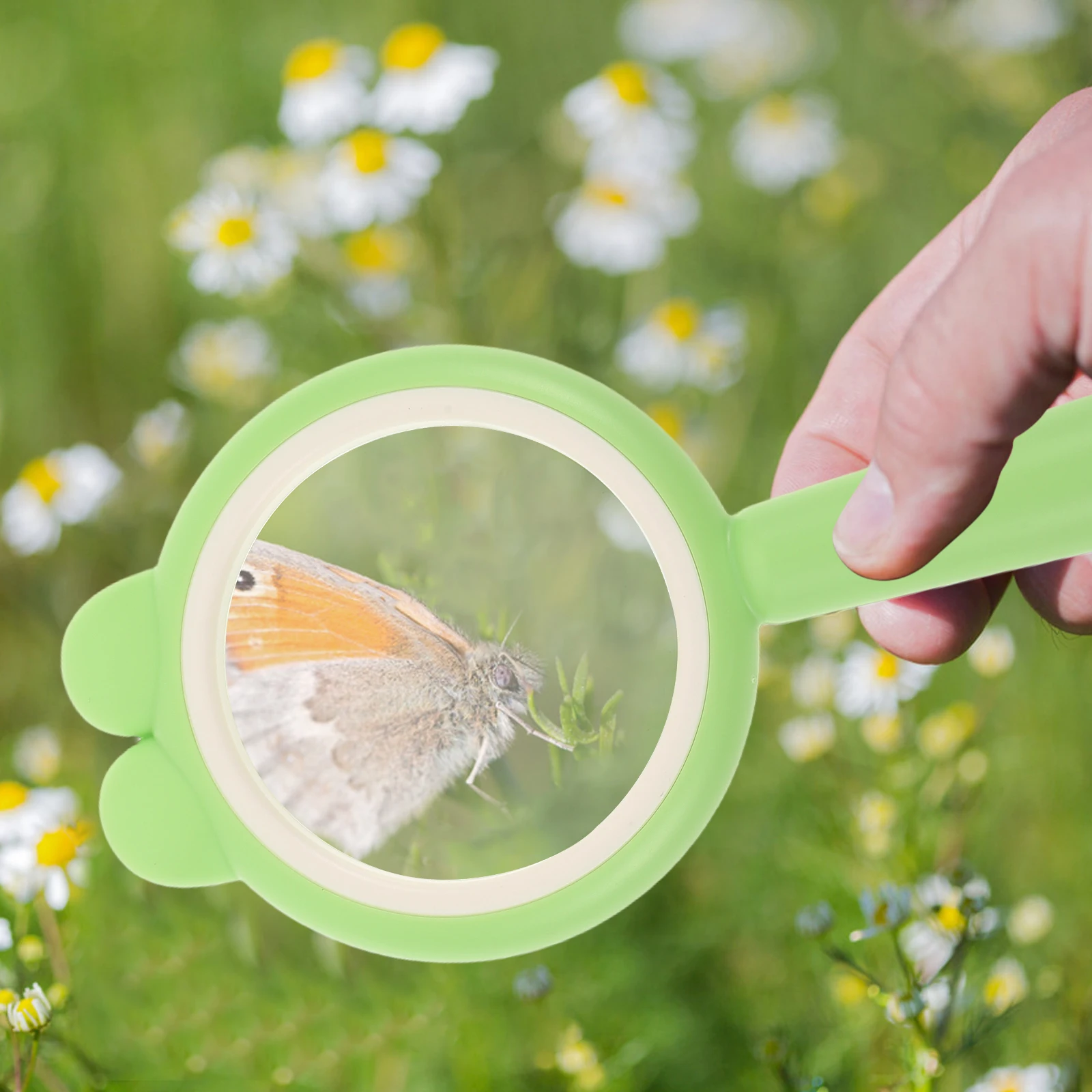 

Outdoor Explore Magnifying Glass Kids Toys Children Hobby Tools Preschool Science Nature Exploration Handheld Magnifier
