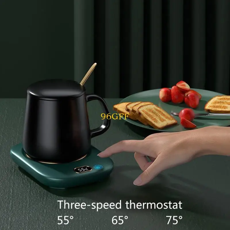 96GF USB Cup Warmer Coffee Mug Warmer Heat Beverage Mug Mat Drink Warm Multifunction Coffee Cup Mug Mat for Office