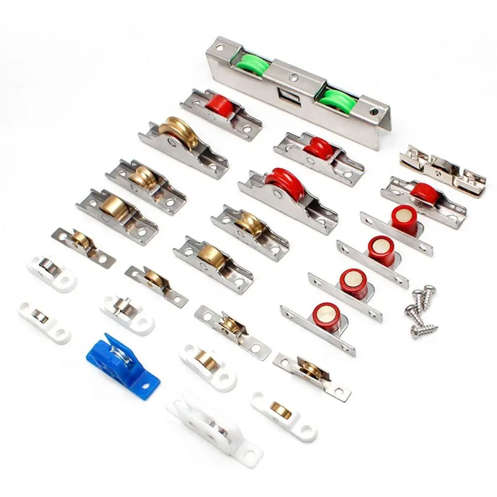 Upper Wheel Window Pulley Furniture Sliding Door Door Roller Stainless Steel Hardware Pulleys Wheel Door