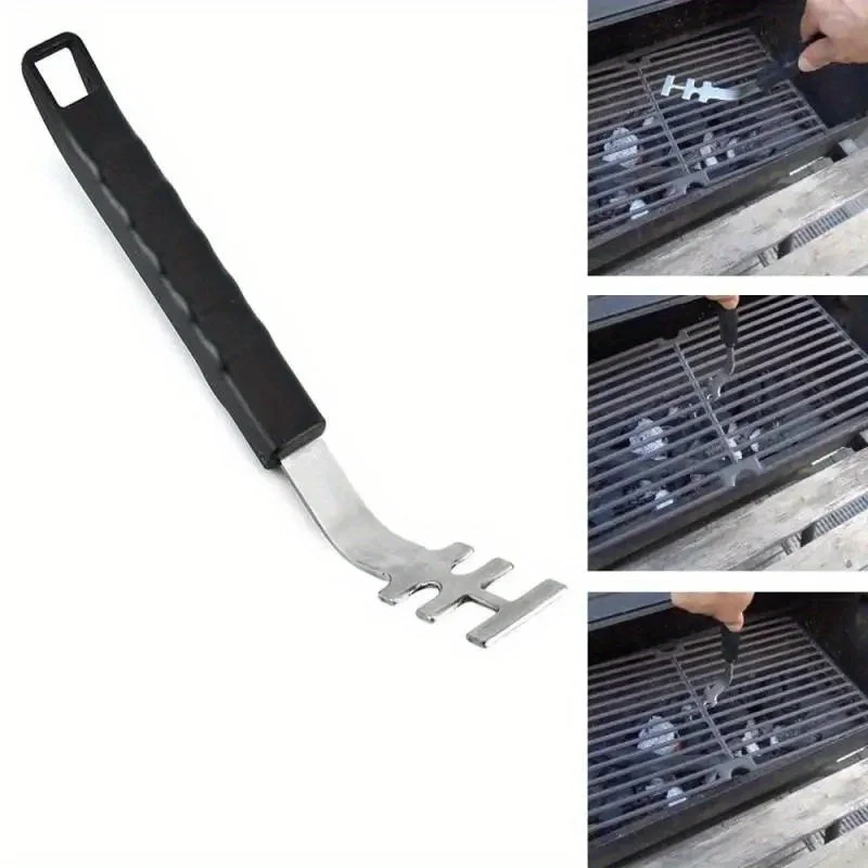 Anti-Scald Grill Grate Lifter Heat-Resistant Cooking Grate Lifter Tool Grill Accessories Lifte The Grill Net Outdoor BBQ Tools