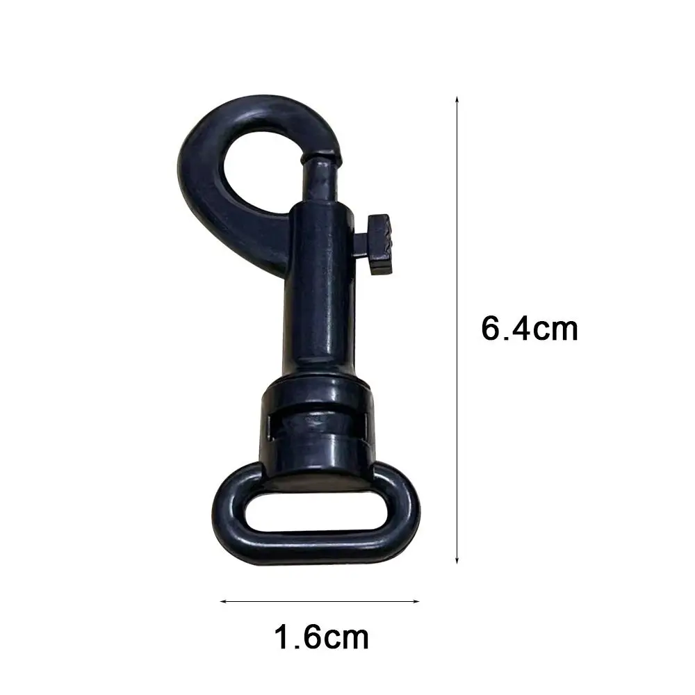 5/10pcs nuovo moschettone rotante accessori Hardware per bagagli in plastica clip per grilletto portachiavi per cintura cinturino in pelle