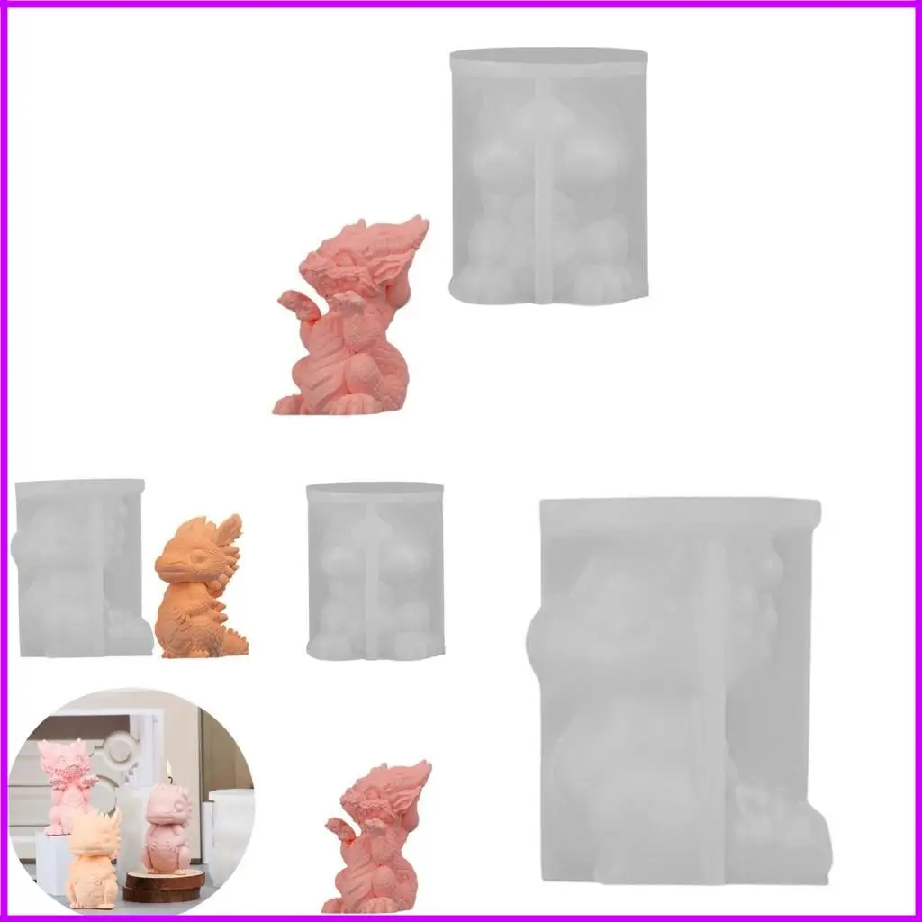 

Flexible Silicone Mold Handmade Scented Mould Dragon Aromatherapys Jewelry Mold Home Decoration Mold