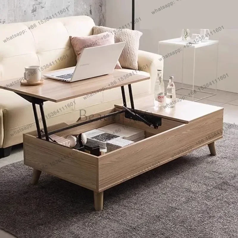 LD Conference Aesthetic Coffee Table Glamour Foldable Luxury Glam Coffee Tables Modern Lazy Compact Couchtisch