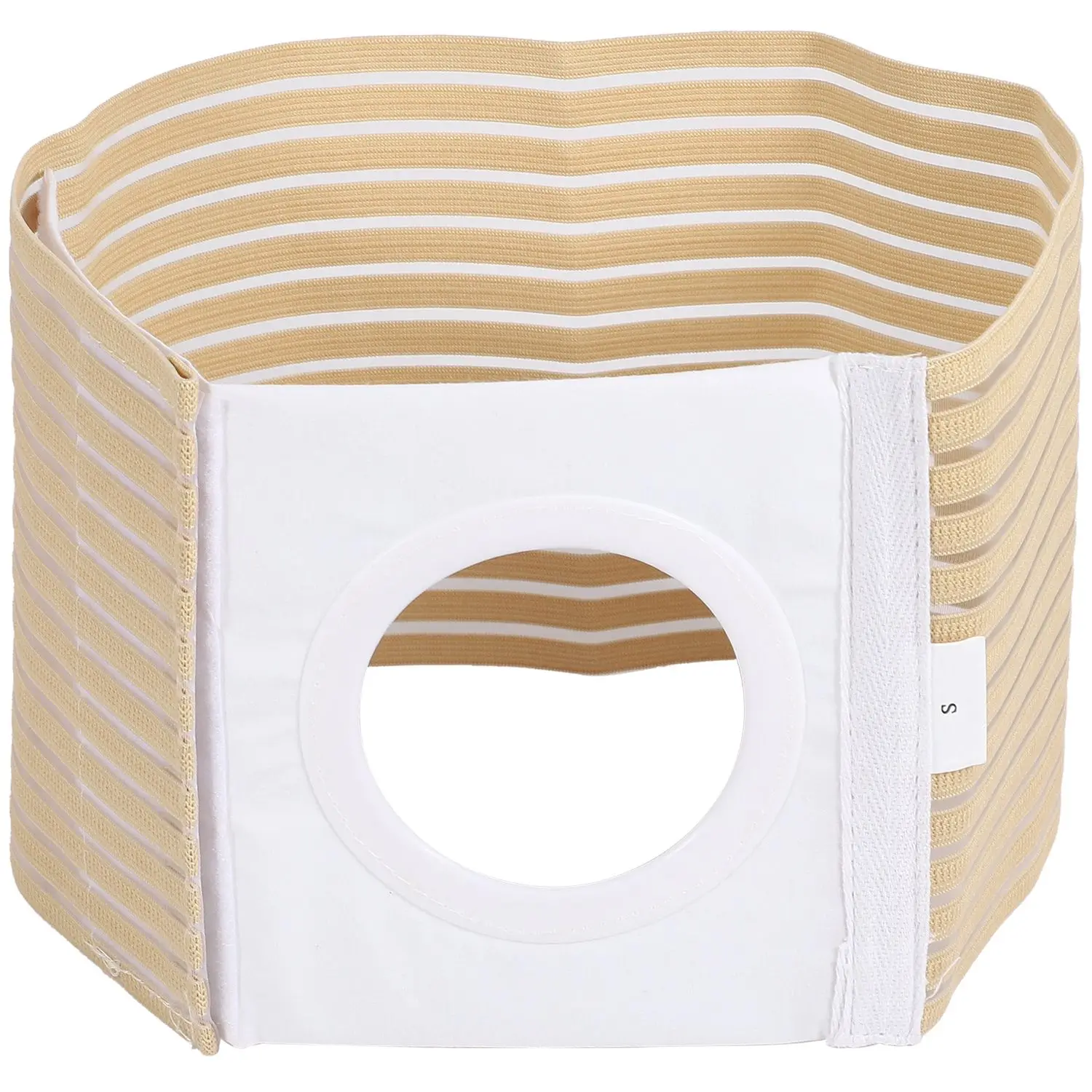 Ostomy Abdominal Belt Waist Support Wear on the Abdominal Stoma To Fix Bag and Prevent Parastomal Hernia (S)