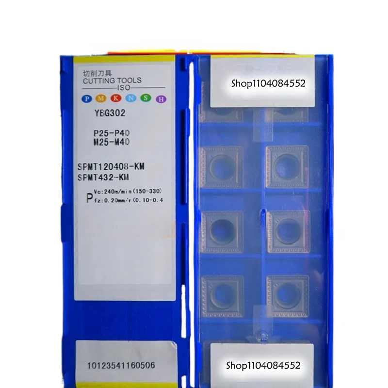 

Original YBG302 SPMT120408-KM Zhuzhou Carbide Indexable Chamfering Milling Carbide Inserts SPMT 120408 Milling Cutter