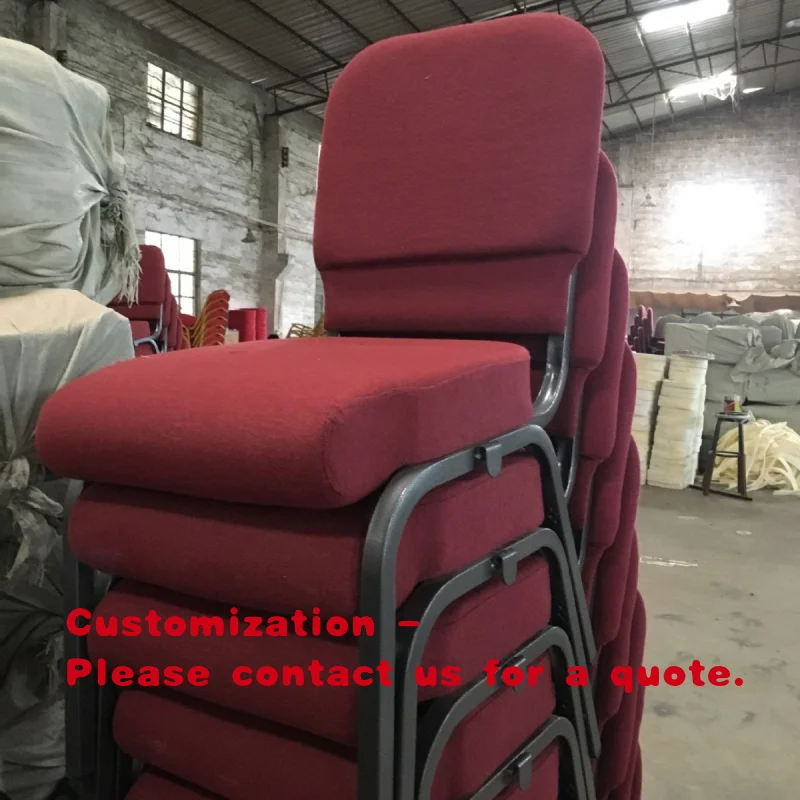 

Высококачественные складные стулья с мягким сиденьем для церквей, театров и конференций.