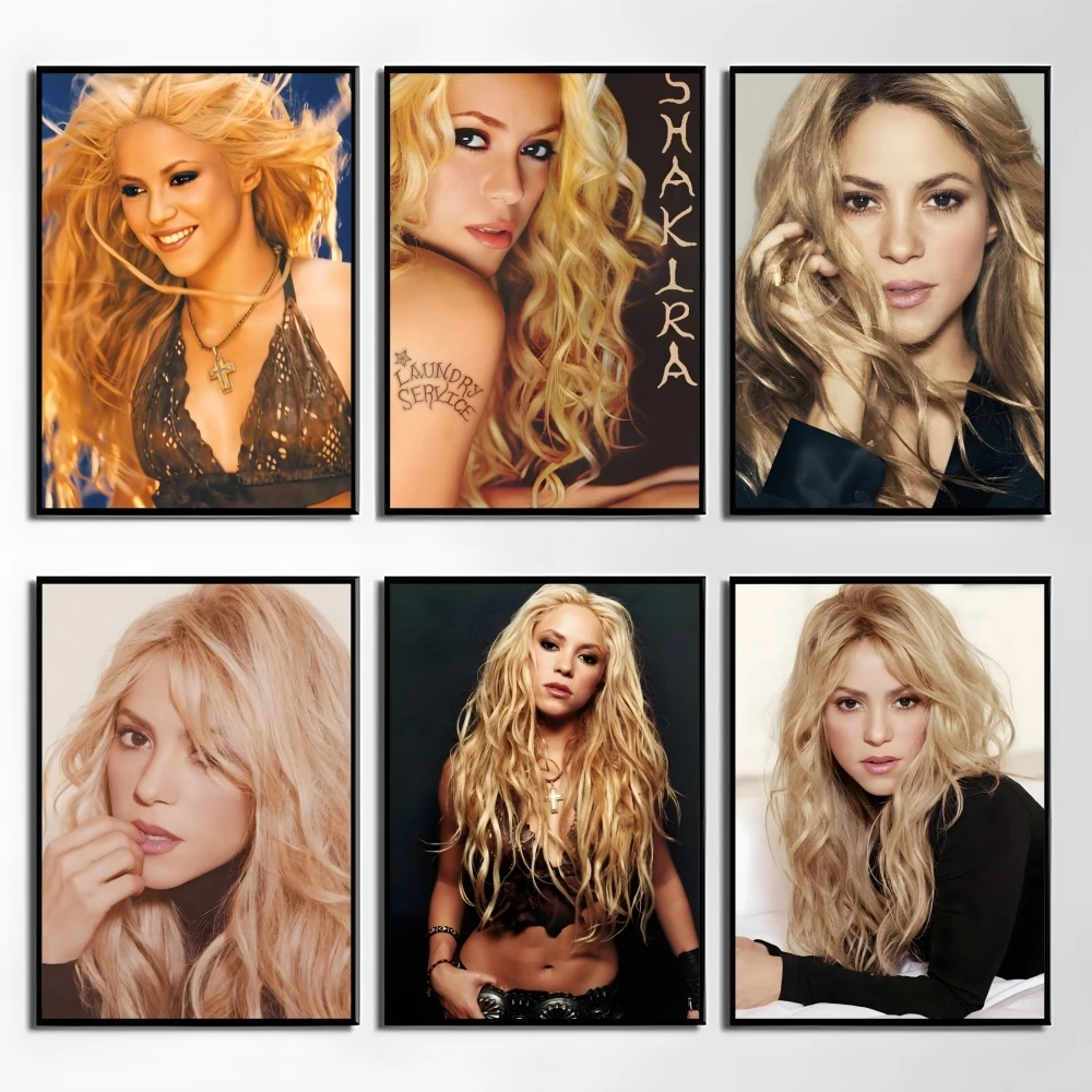

Singer S-Shakira Poster Elegant And Affordable Wall Art Stickers For Dormitory Living Room And Bedroom Spaces