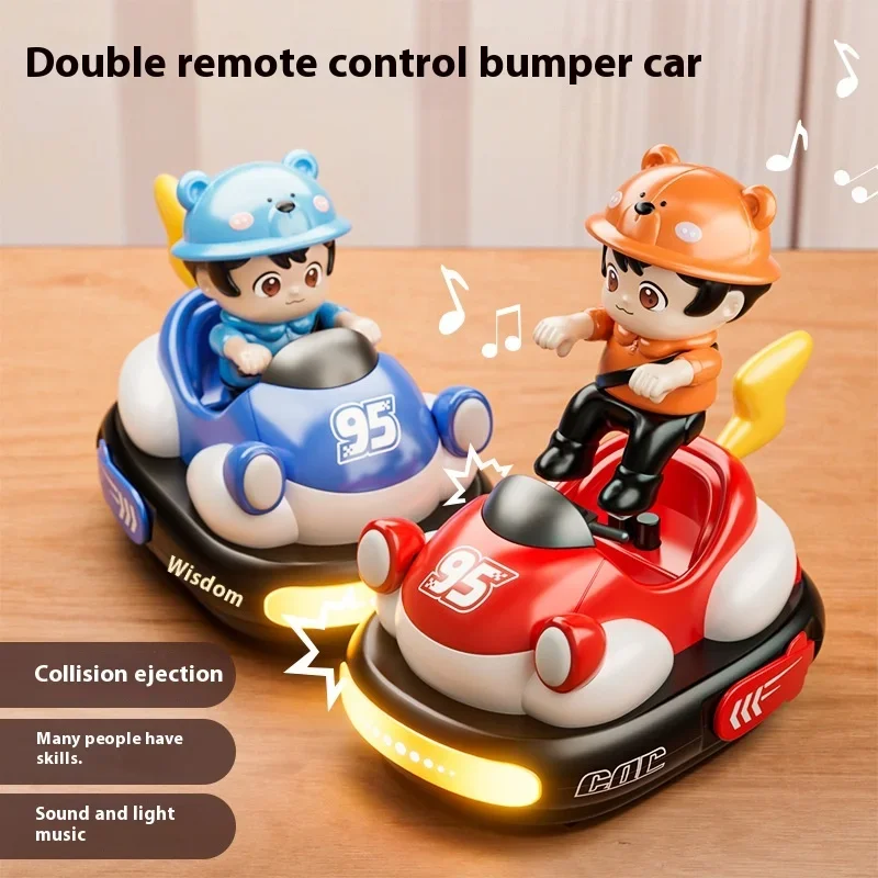 Children Rc Car Speed Bumper Car Two-Player Athletics Drifting Mini Ejection Kart Against Parent-Child Adult Teen Interactive