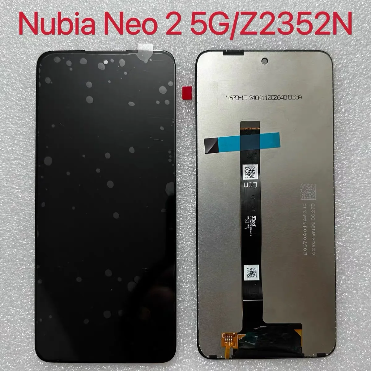 Pantalla LCD IPS de 6,72 para ZTE Nubia Neo 2 Neo2 5G Z2352N, montaje de digitalizador con pantalla de Panel táctil, Sensor para ZTE Nubia Neo 5G 8150N