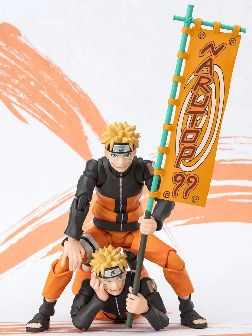 In Stock Bandai S.H.Figuarts Uzumaki Naruto NARUTOP99 Action Figure Toy Series Model Gift