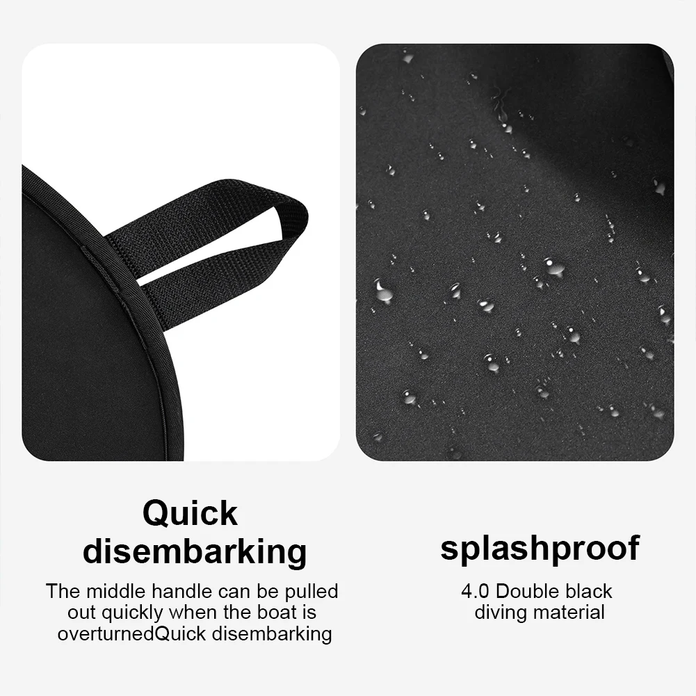 Pelindung Semprotan Air untuk Perahu, Pelindung Semprotan Air Universal untuk Kayak, Penutup Pelindung Semprotan Air untuk Kano, Pelindung Semprotan Air untuk Kayak Sit-in