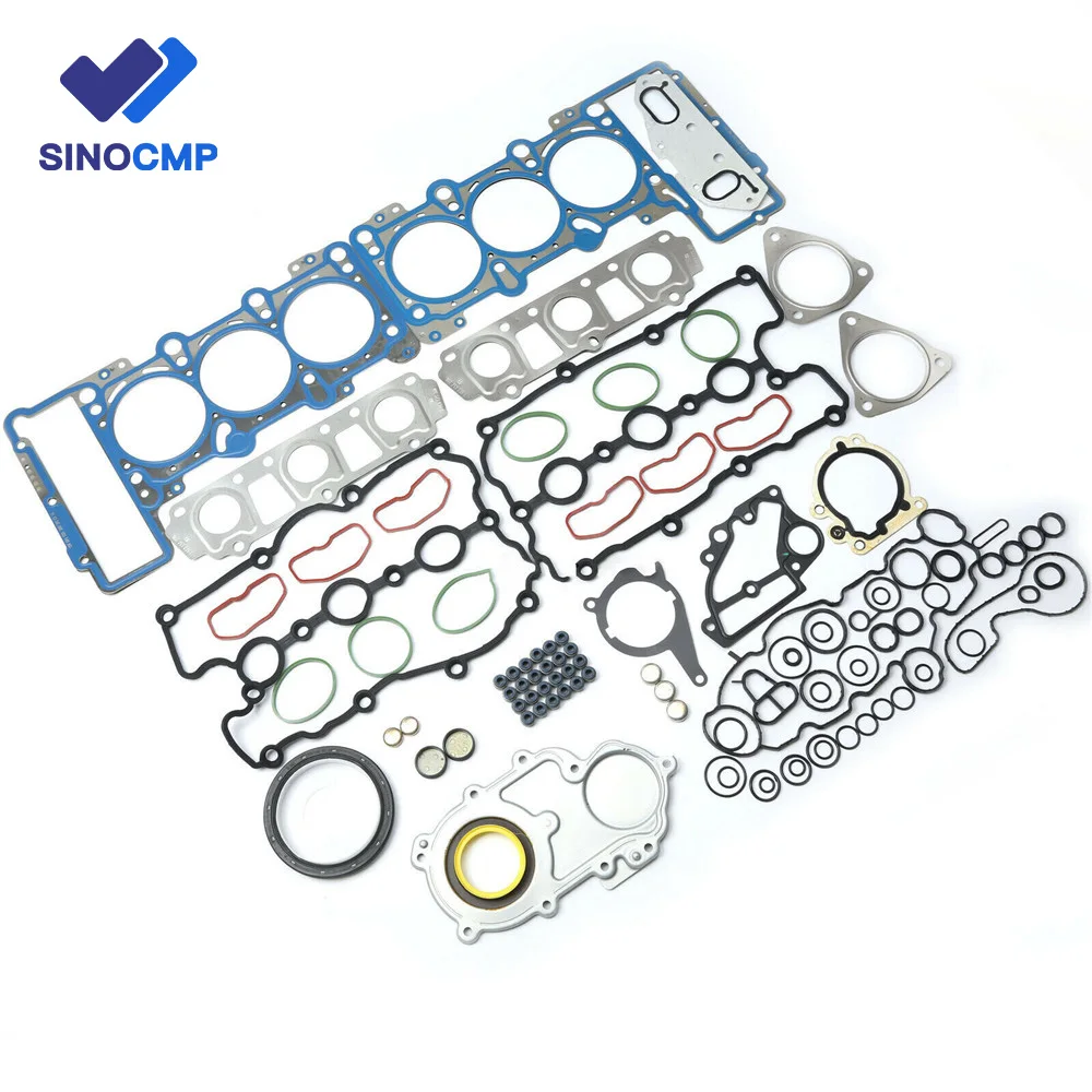 V6 3.0T uszczelki silnika odbudowy zestaw do VW Touareg AUDI A4 Quattro Q5 Q7 S4 S5 06E103148AG 06E253039C 06E103483P 06C115189B