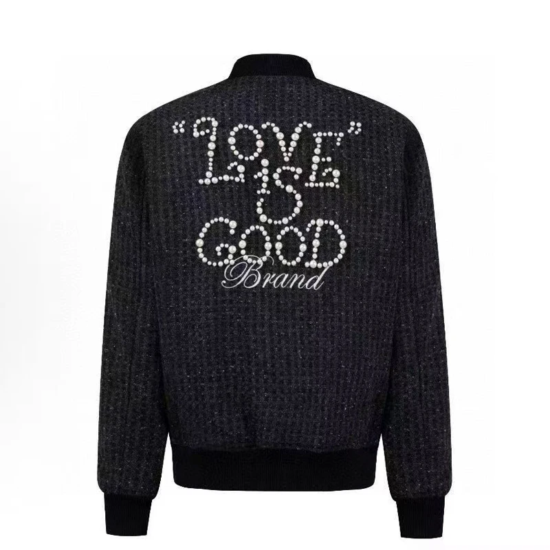 

Осень-зима, мужская модная куртка Good Brand, жемчужное легкое роскошное модное пальто для пожилых людей, топы с длинными рукавами на хлопковой подкладке