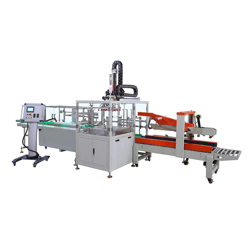 Automatic packaging machine and boxed production line production packaging machine