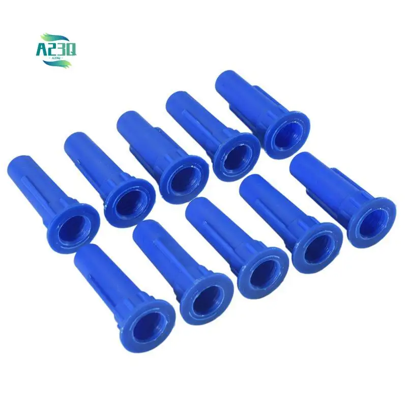 A23Q-Cylindrical Cone For Cartridge Caulking Spare Part Nozzle Spray Tip For Silicon Sealant Dispenser Syringe Accessory 10Pcs
