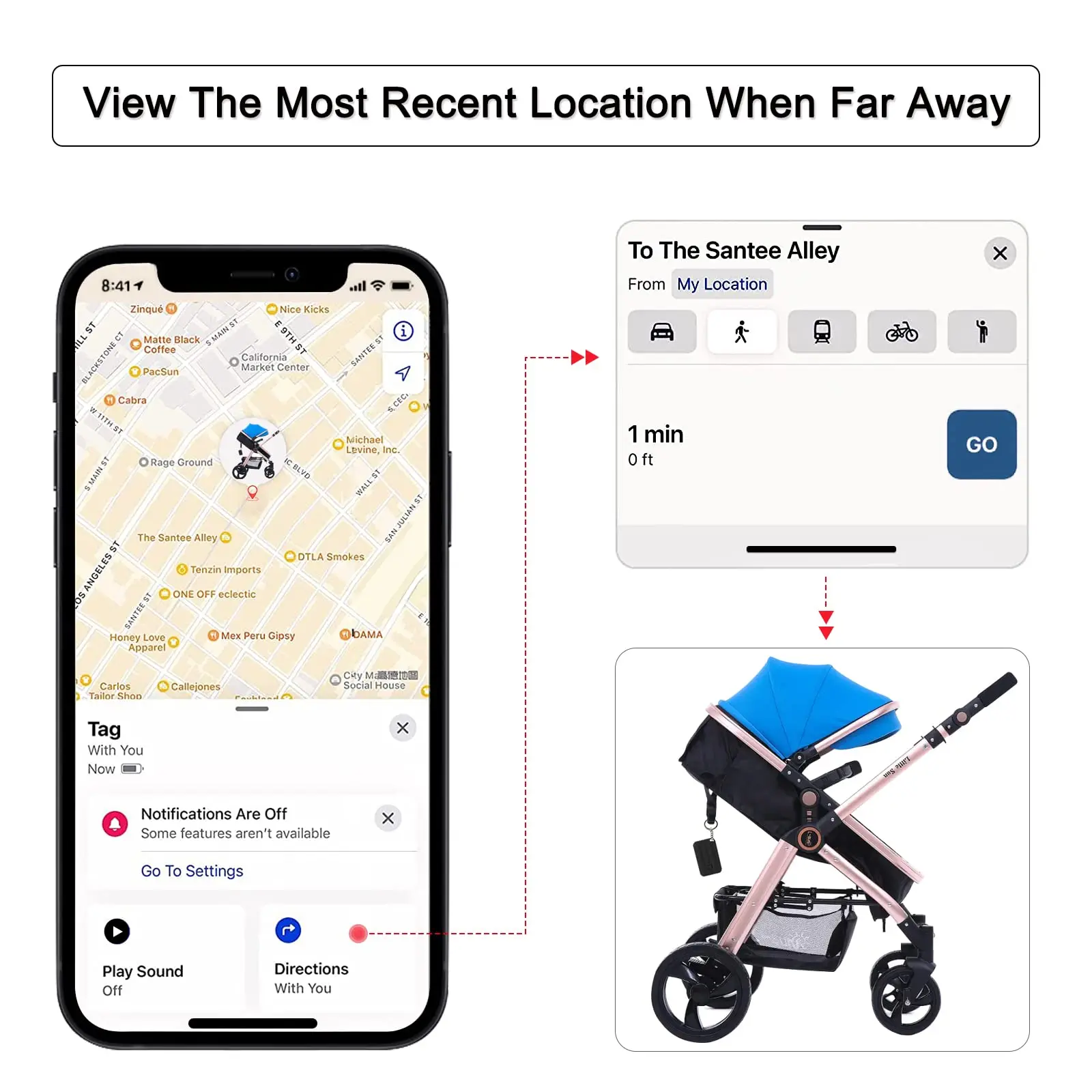 Smart GPS Tracker Works with Apple Find My APP ITag Anti Lost Reminder Device MFI Rated Locator Keys Pet Kids Finder