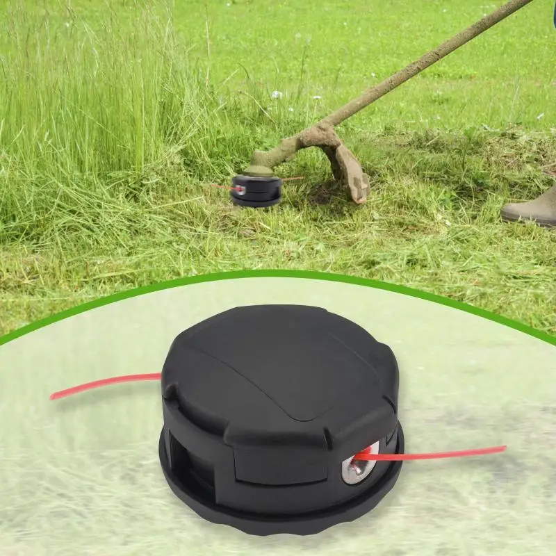 Universal String Trimmer Head Easy Replace ABS Construction Wide Compatibility for Garden Lawn Care Weeding