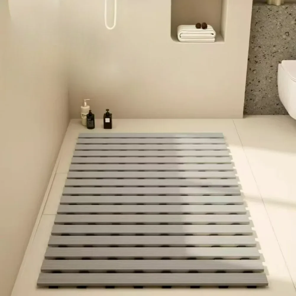 Easy Clean Non Slip Bathroom Mat Waterproof Absorbent Shower Rug Durable Floor Pad for Hotel Household Toilet