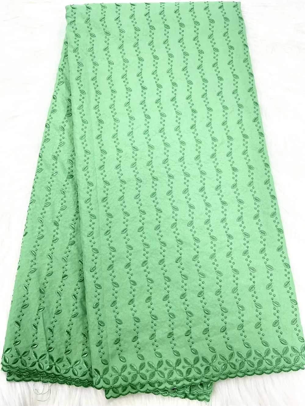 

Pure Color African Fabric Sateen 100Cotton Polished Lace High Quality Fabric 5Yards For Men Traditional Robe Suit Material Sew