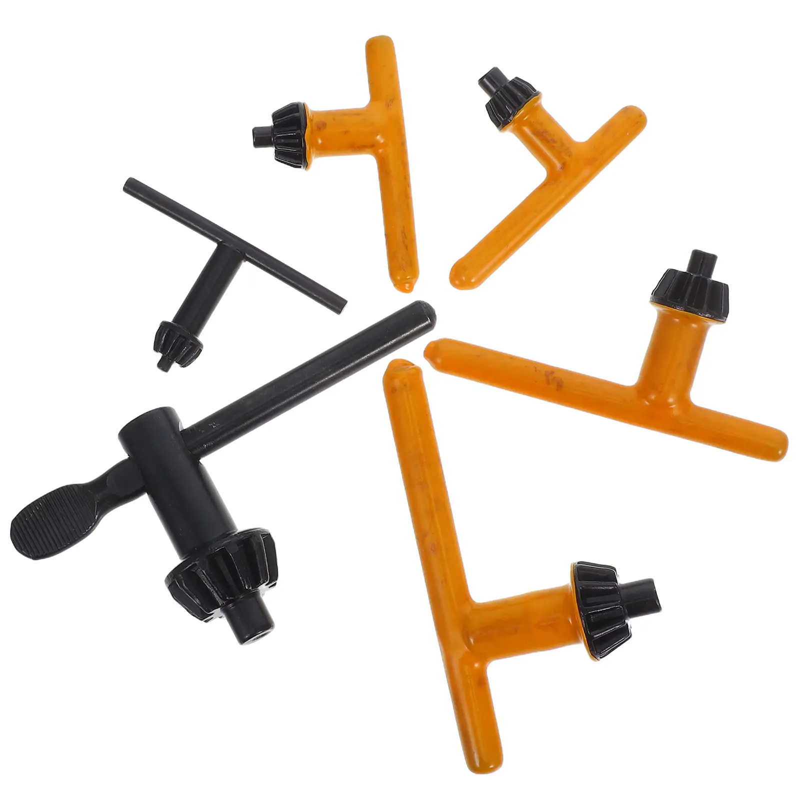 

6Pcs Drill Chuck Key Set Adjustable Ergonomic Thumb Handle Wrench for Electric Drill Clamping Tool Replacement 4Mm 6Mm 10Mm 13Mm